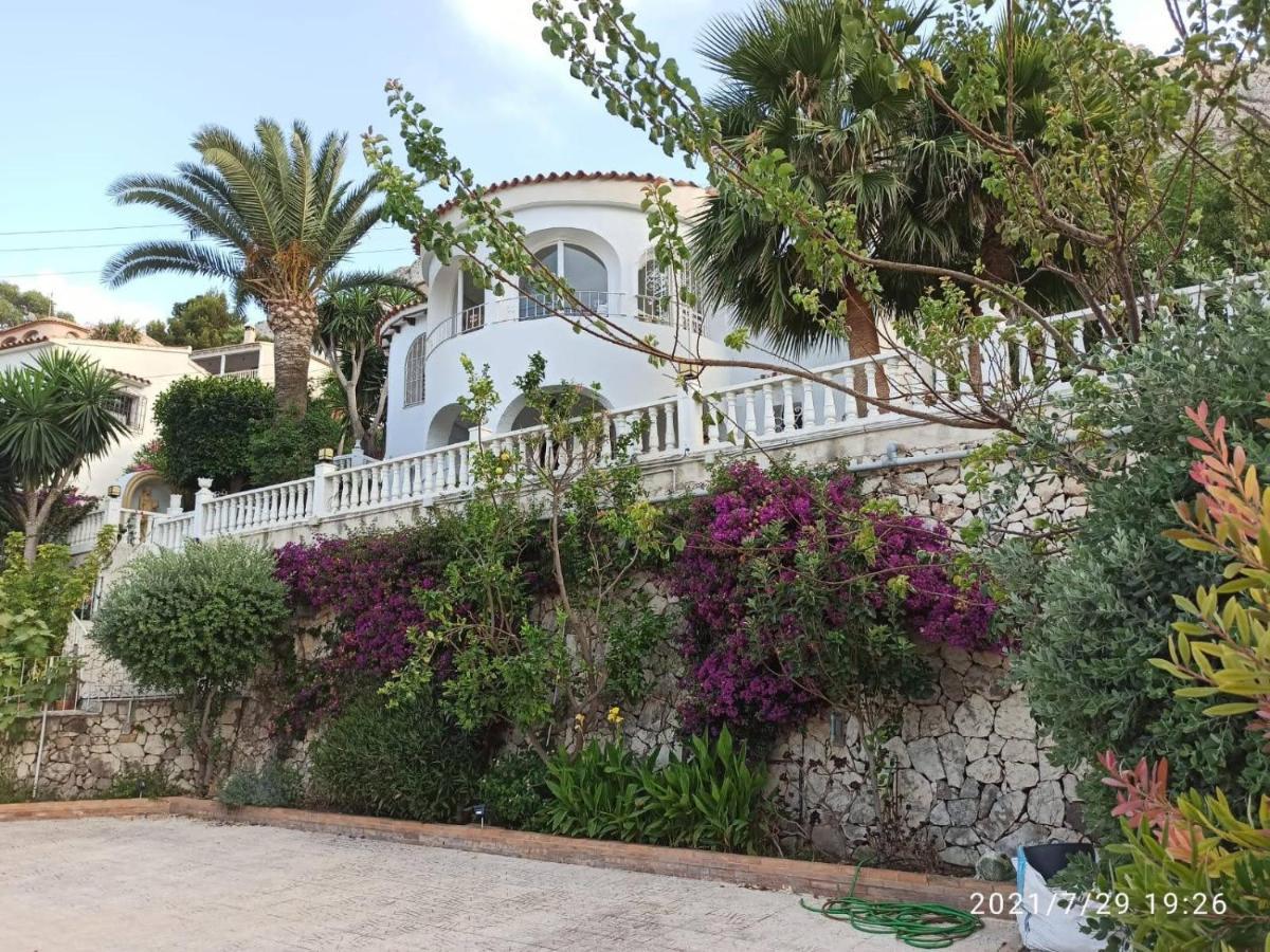 Villa Med Panoramautsikt Med Privat Pool I Calpe, Costa Blanca, Spanien エクステリア 写真