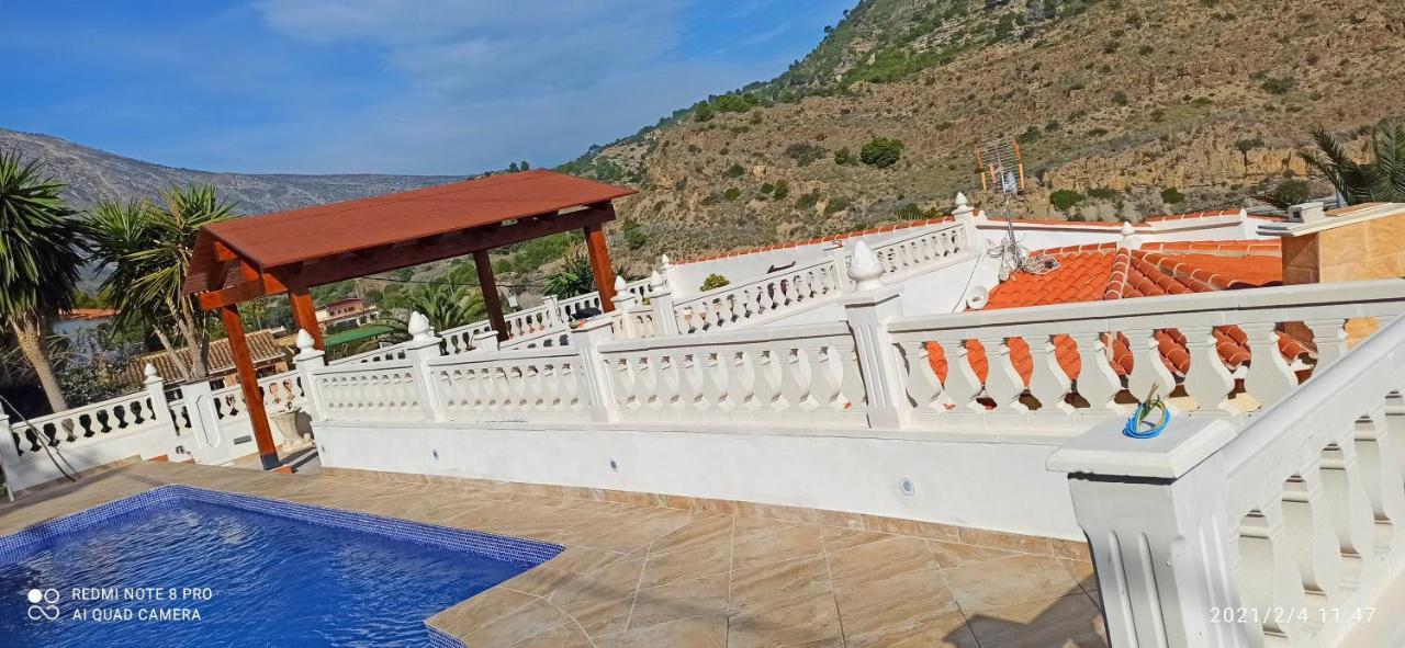 Villa Med Panoramautsikt Med Privat Pool I Calpe, Costa Blanca, Spanien エクステリア 写真