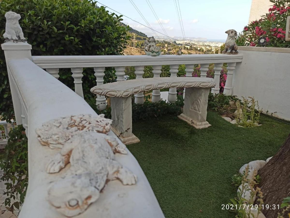 Villa Med Panoramautsikt Med Privat Pool I Calpe, Costa Blanca, Spanien エクステリア 写真