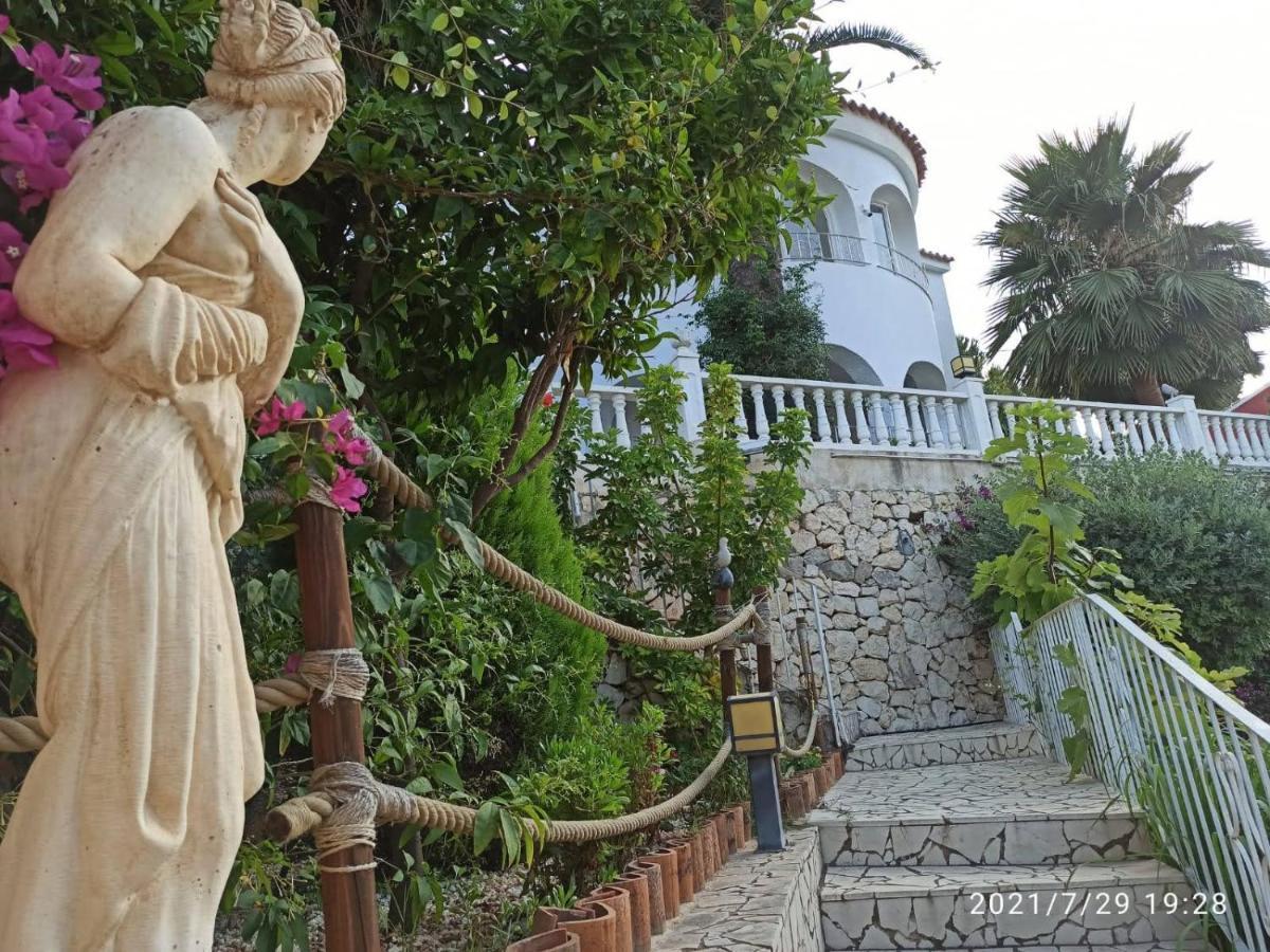 Villa Med Panoramautsikt Med Privat Pool I Calpe, Costa Blanca, Spanien エクステリア 写真