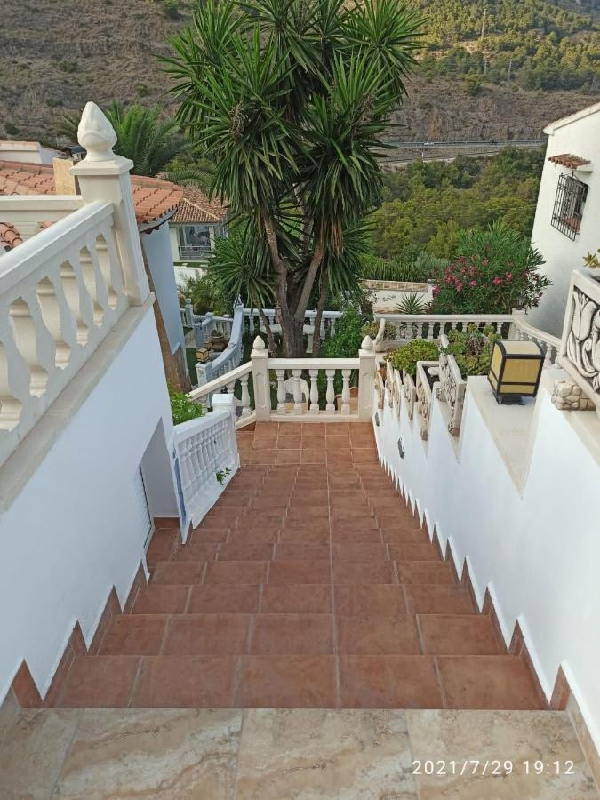 Villa Med Panoramautsikt Med Privat Pool I Calpe, Costa Blanca, Spanien エクステリア 写真