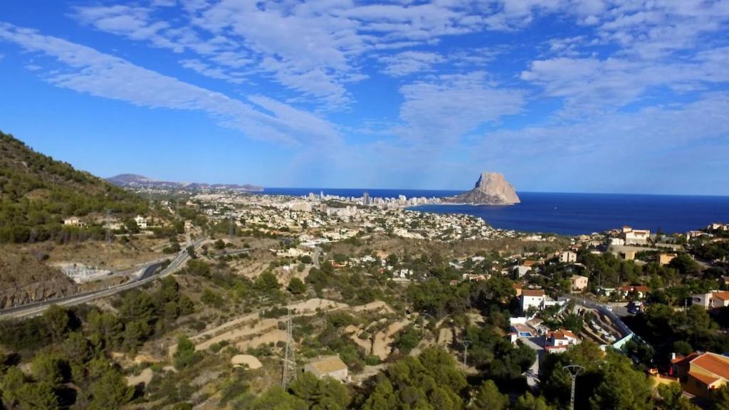Villa Med Panoramautsikt Med Privat Pool I Calpe, Costa Blanca, Spanien エクステリア 写真