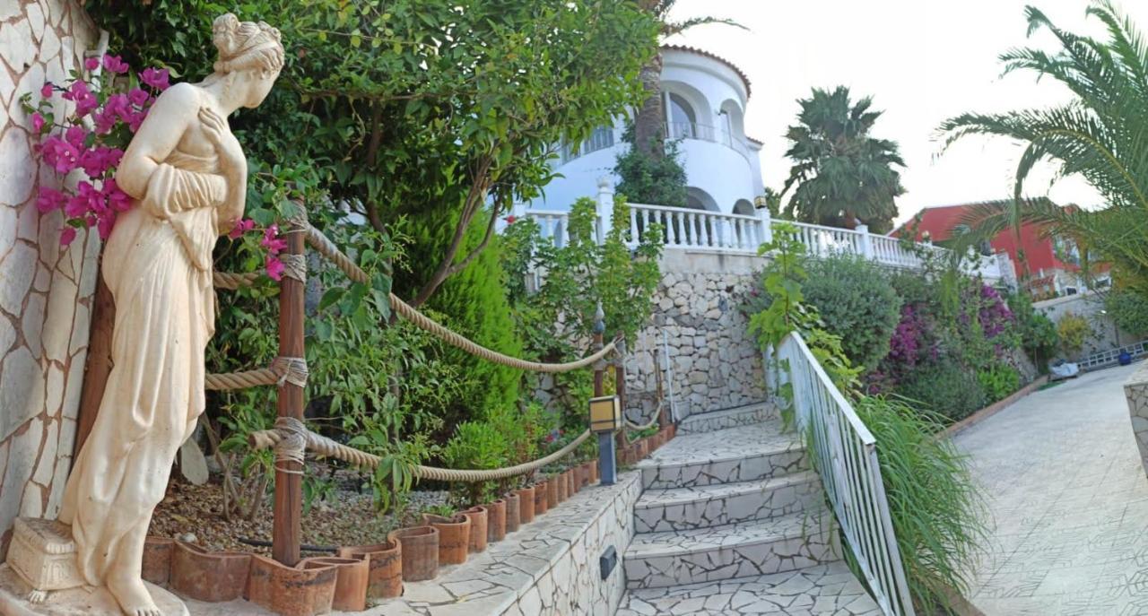 Villa Med Panoramautsikt Med Privat Pool I Calpe, Costa Blanca, Spanien エクステリア 写真