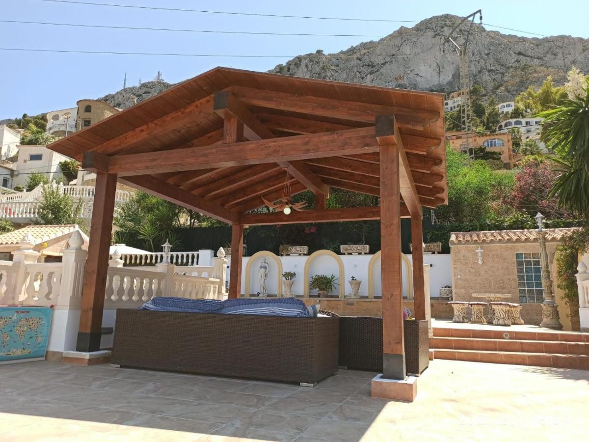Villa Med Panoramautsikt Med Privat Pool I Calpe, Costa Blanca, Spanien エクステリア 写真